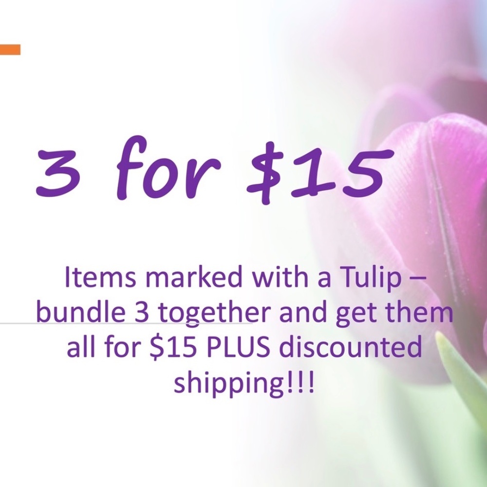 🌷3 for $15... look for this in the title!